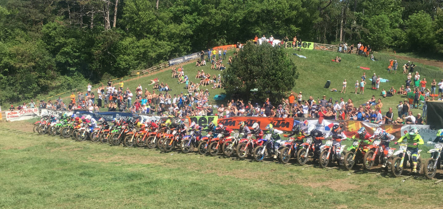 Motocross Sittendorf, Rennen, Race, Start, KTM; Foto: beigestellt