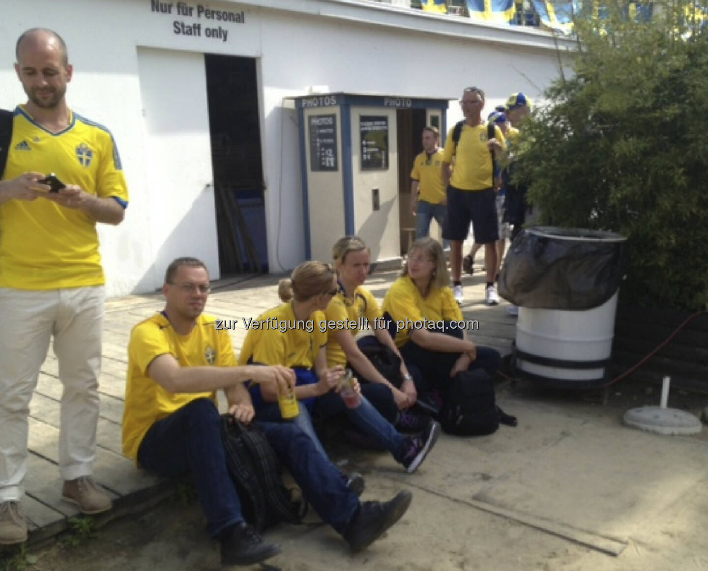 Die Schweden bei der Strandbar Herrmann