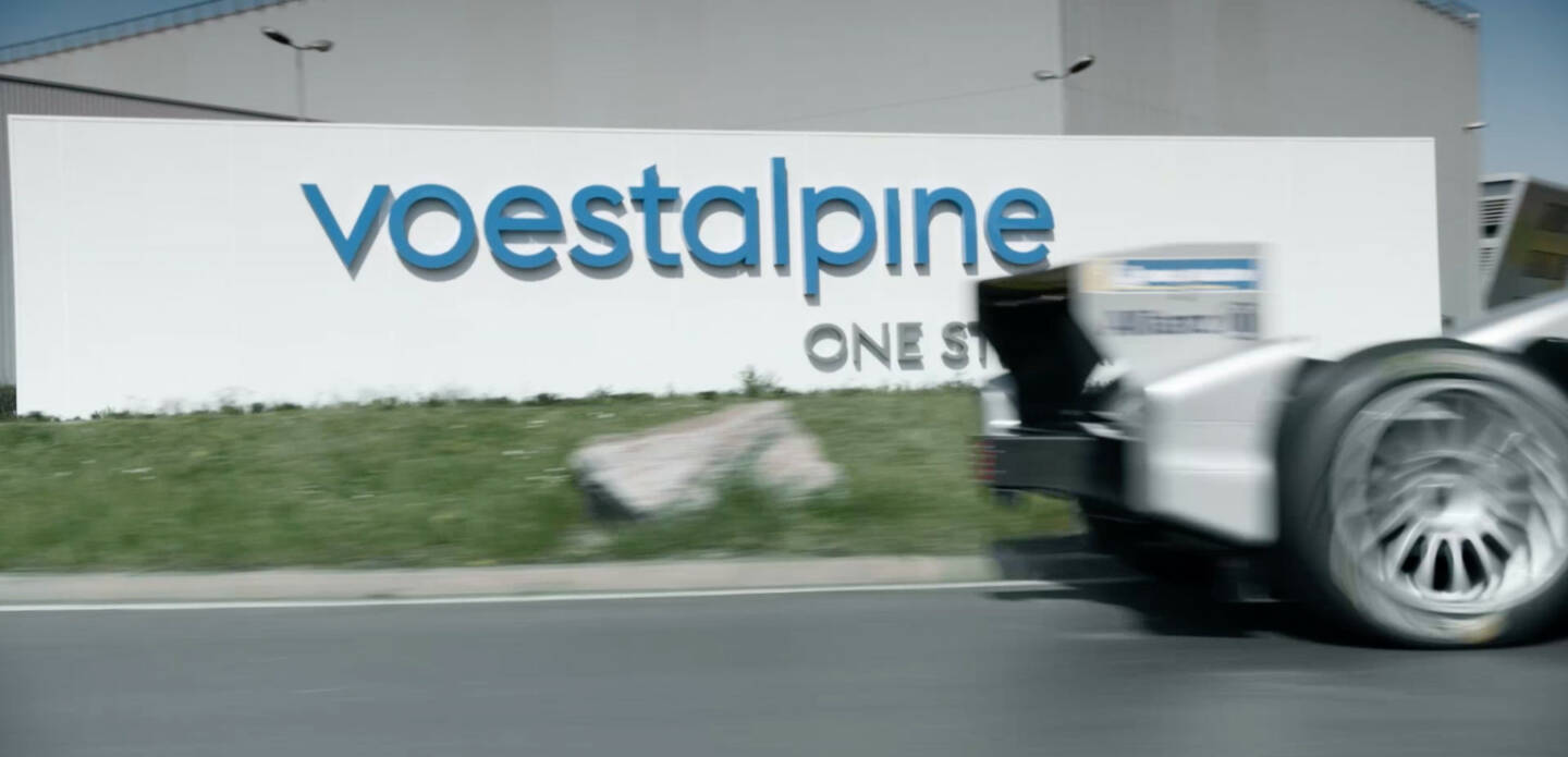 voestalpine wird Hauptsponsor der europäischen Formel E Rennen, Bild: Screenshot aus voestalpine TV Footage