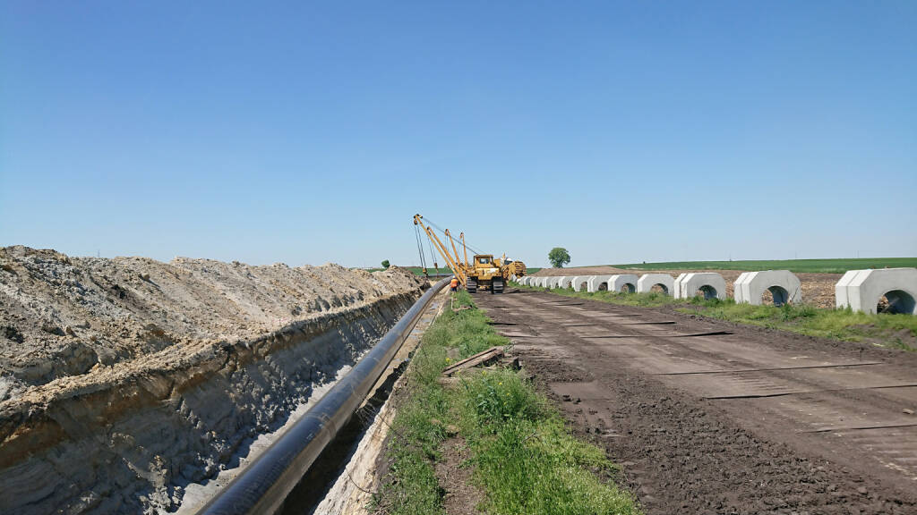 Bereits beim Bau des ersten Abschnitts der Hochdruckgasleitung auf der Strecke Lwówek-Odolanów konnte die PORR ihre Expertise beweisen. © PORR, © Aussender (15.05.2018) 
