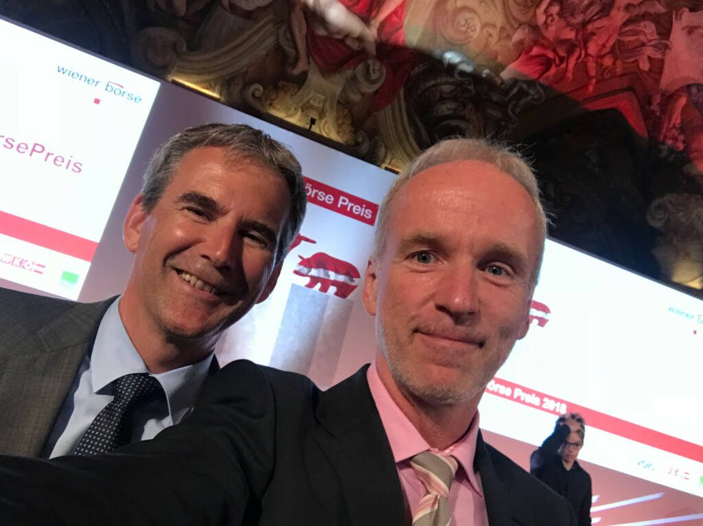 Selfie Hartwig Löger, Christian Drastil (18.05.2018) 