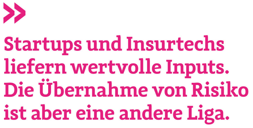 Startups und Insurtechs liefern wertvolle Inputs. Die Übernahme von Risiko ist aber eine andere Liga.
Elisabeth Stadler, CEO VIG (21.05.2018) 