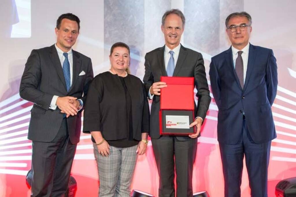 ATX-Preis: 2. Platz: RBI, Credit: APA-Fotoservice, © APA-Fotoservice/Wiener Börse (22.05.2018) 