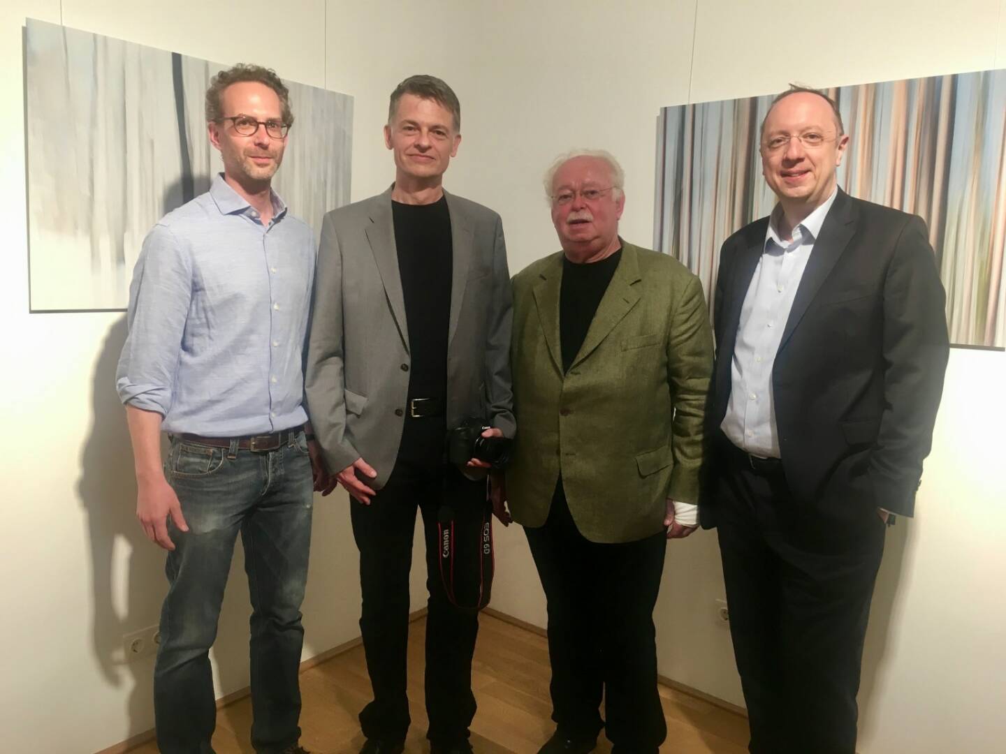 Daniel Folian (Warimpex-Vorstand), Fritz Erhart, Georg Folian (früherer Warimpex-Vorstand), Roman Eisenschenk (Kepler Cheuvreux)