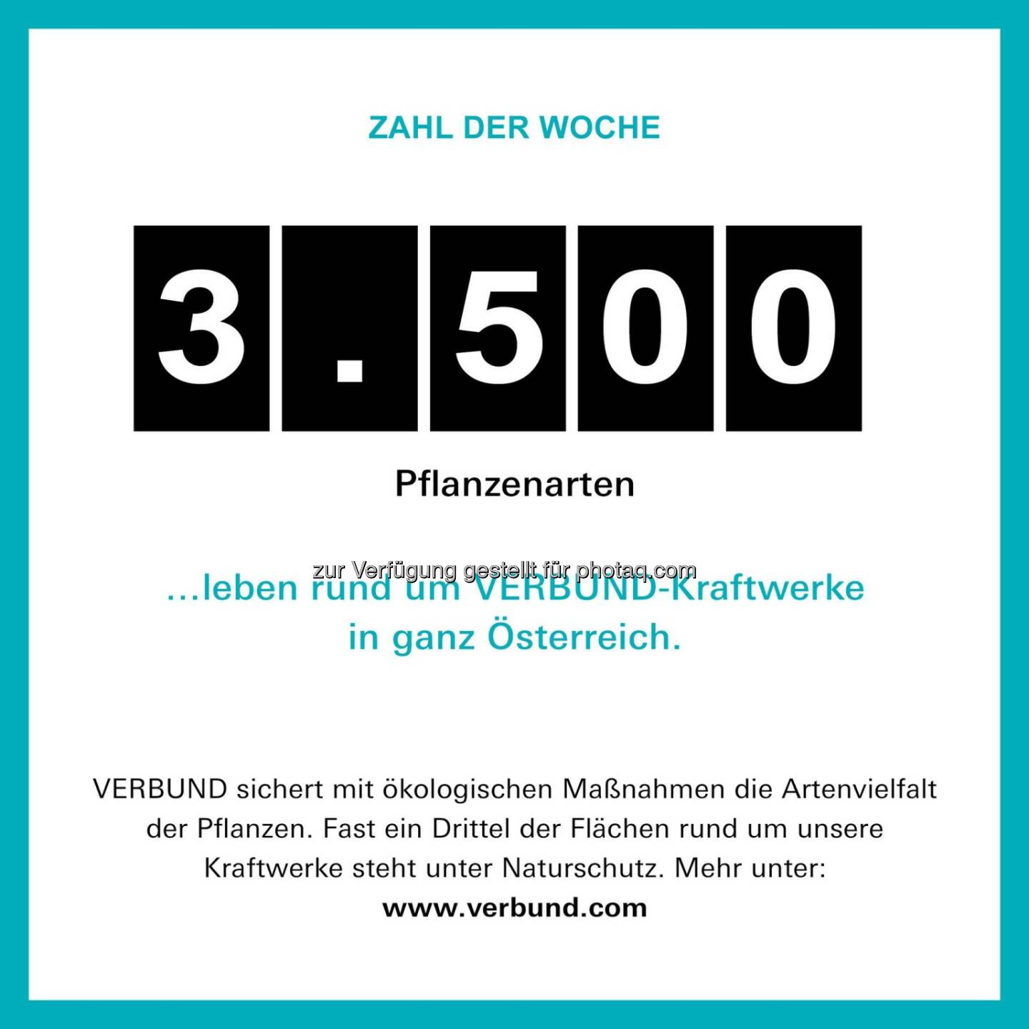 Verbund investiert in den Umweltschutz sowie in ökologische Maßnahmen, um Biodiversität zu sichern oder zu verbessern. Mehr unter https://to.verbund.com/2sTeTu4  Source: http://facebook.com/verbund