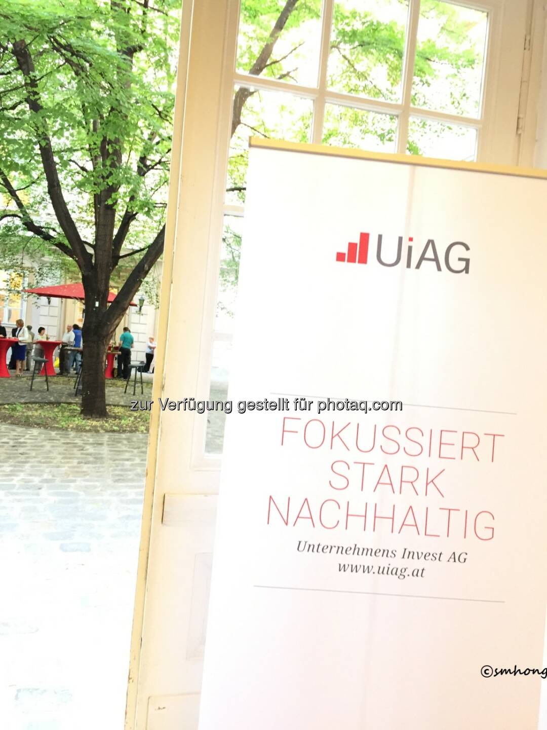 Gemütlicher Ausklang der UIAG-HV 30.5.18 Neue Börse Wallnerstraße