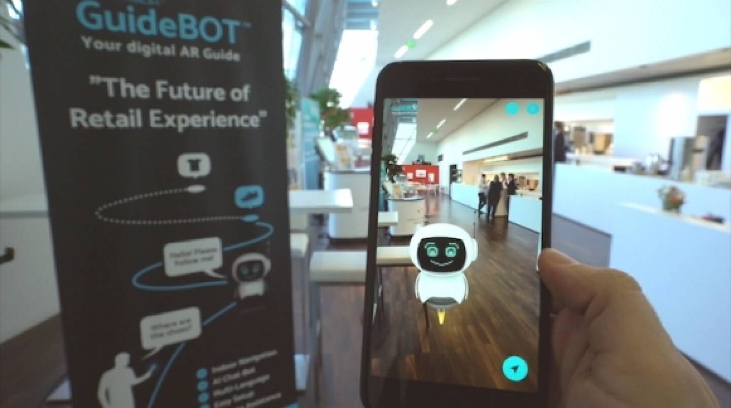 Wiener Tech-Firma ViewAR stellt auf der AWE in Santa Clara das erste ausgereifte SDK-Modell vor und läutet ein neues Zeitalter der Augmented-Reality-Indoor-Navigation und Verkaufsberatung ein. © ViewAR