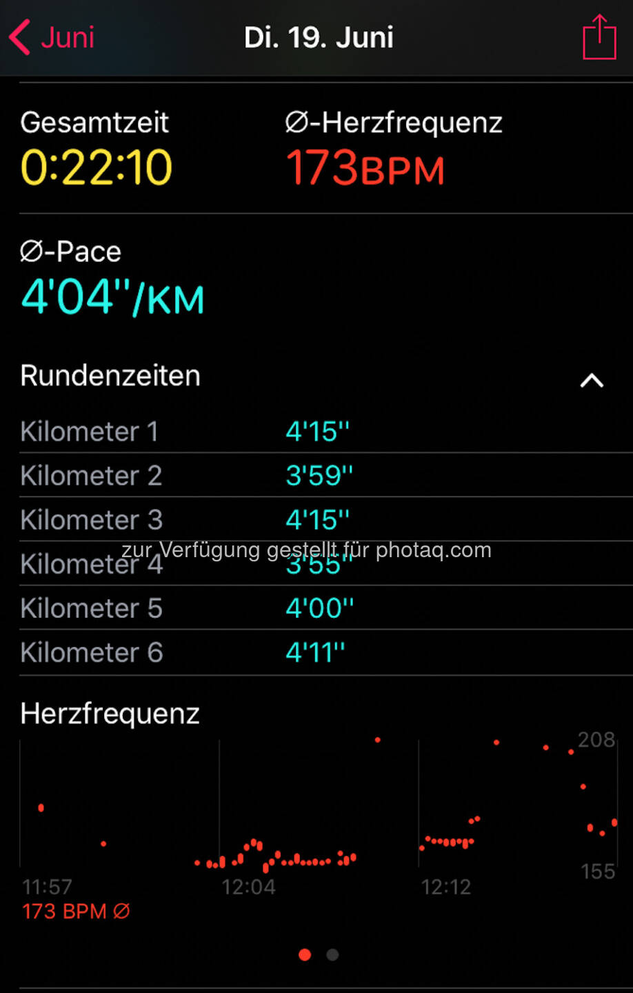 Schnelle 5k zu Mittag