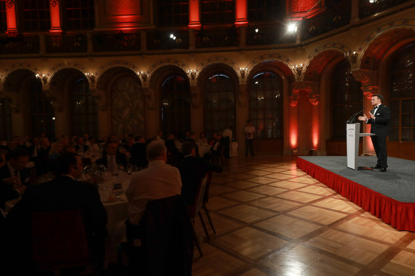 Wiener Börse-CEO Christoph Boschan beim Gala-Dinner im Palais Ferstel, in dem die Wiener Börse zwischen 1860 und 1872 ihren Sitz hatte; Credit: Wiener Börse