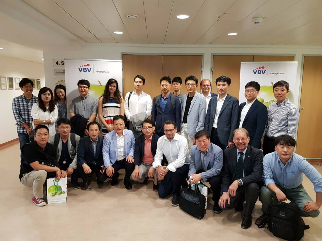 Great Place To Work Institute bringt Korean Teachers Credit Union zum Erfahrungsaustausch nach Wien zur VBV - Vorsorgekasse. Copyright: VBV (21.06.2018) 