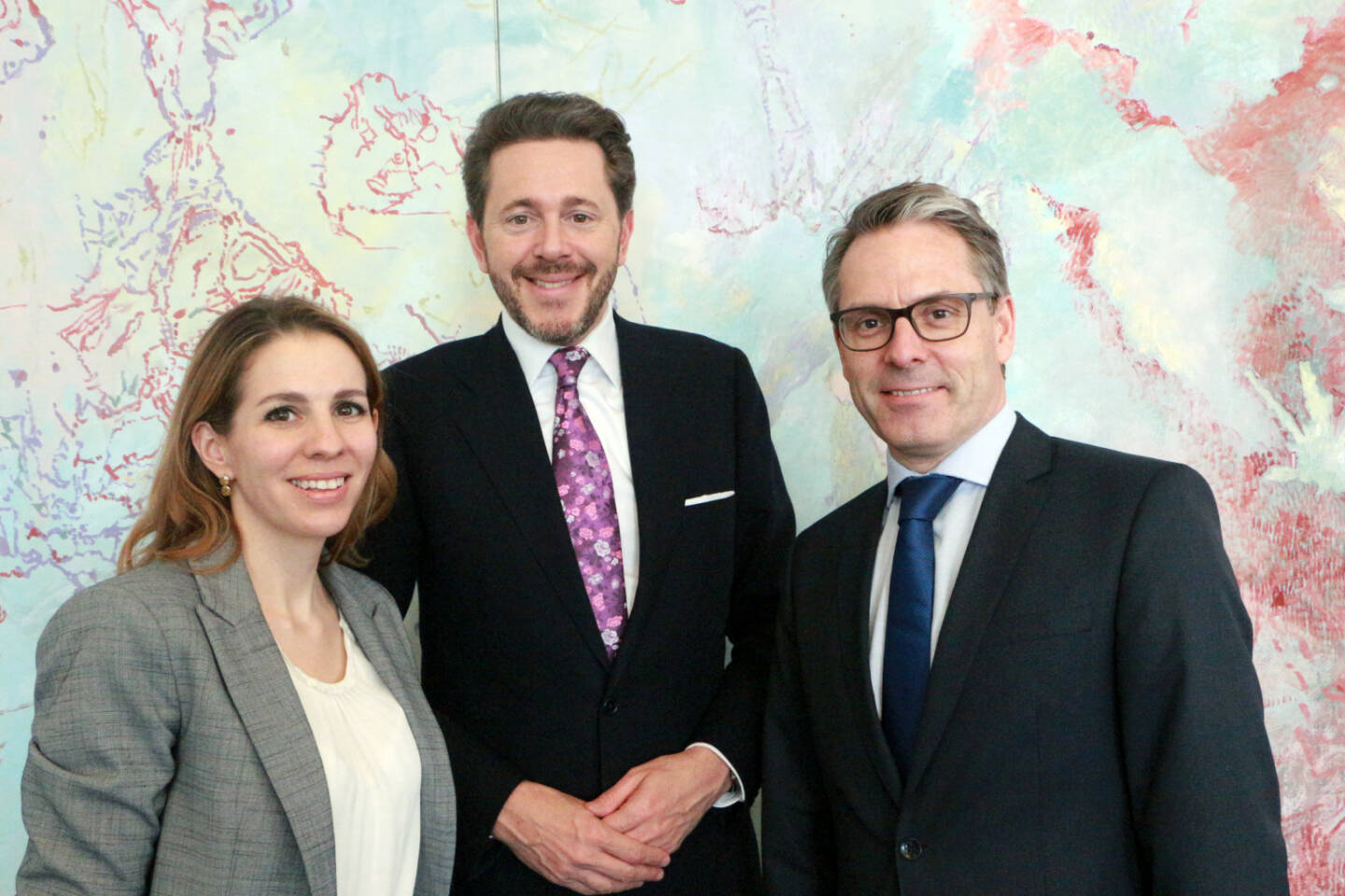 Österreichischer Wirtschaftsbund: Carmen Jeitler wird Generalsekretär-Stellvertreterin; im Bild: Carmen Jeitler-Cincelli, Harald Mahrer, René Tritscher; Fotocredit:Wirtschaftsbund Österreich