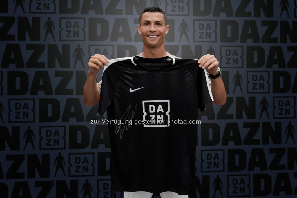 Perform Media Deutschland GmbH: DAZN stellt Cristiano Ronaldo als ersten globalen Markenbotschafter vor (Bild: Perform Media Deutschland GmbH/DAZN), © Aussendung (22.08.2018) 