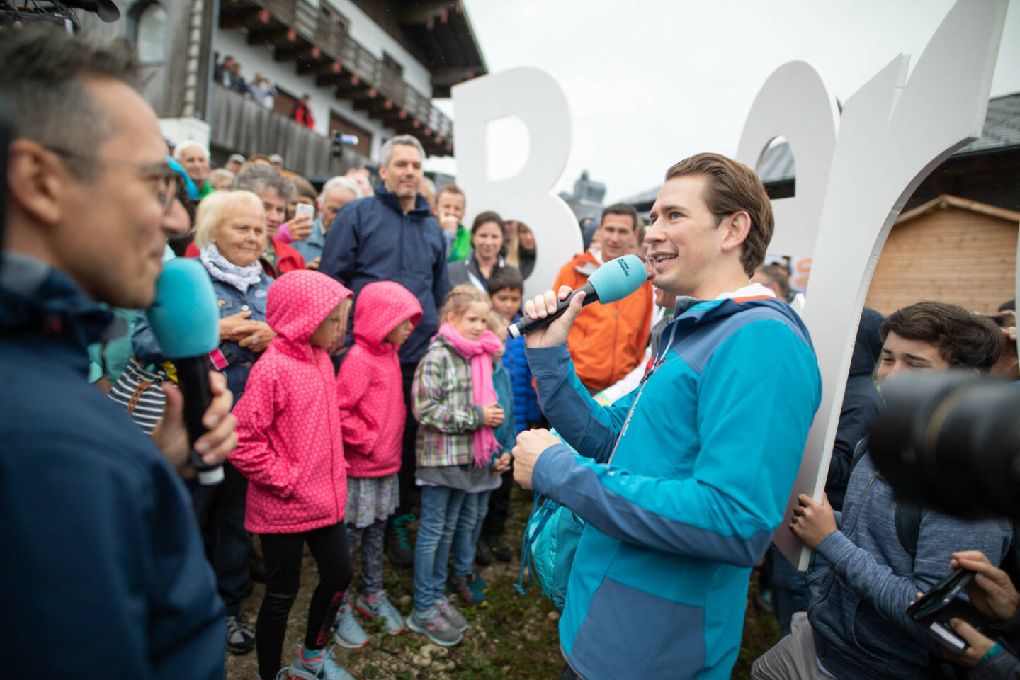 ÖVP Bundesparteileitung: Bergauf, Österreich!: Sommertour mit Bundeskanzler Sebastian Kurz und Thomas Stelzer in Oberösterreich; Fotocredit: Jakob Glaser