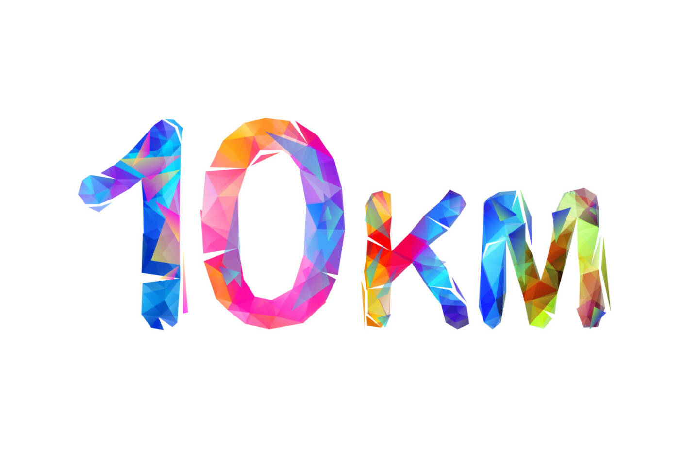10 km, 10km, Zehn Kilometer - https://de.depositphotos.com/211118184/stock-illustration-medium-running-distance-sign-triangle.html