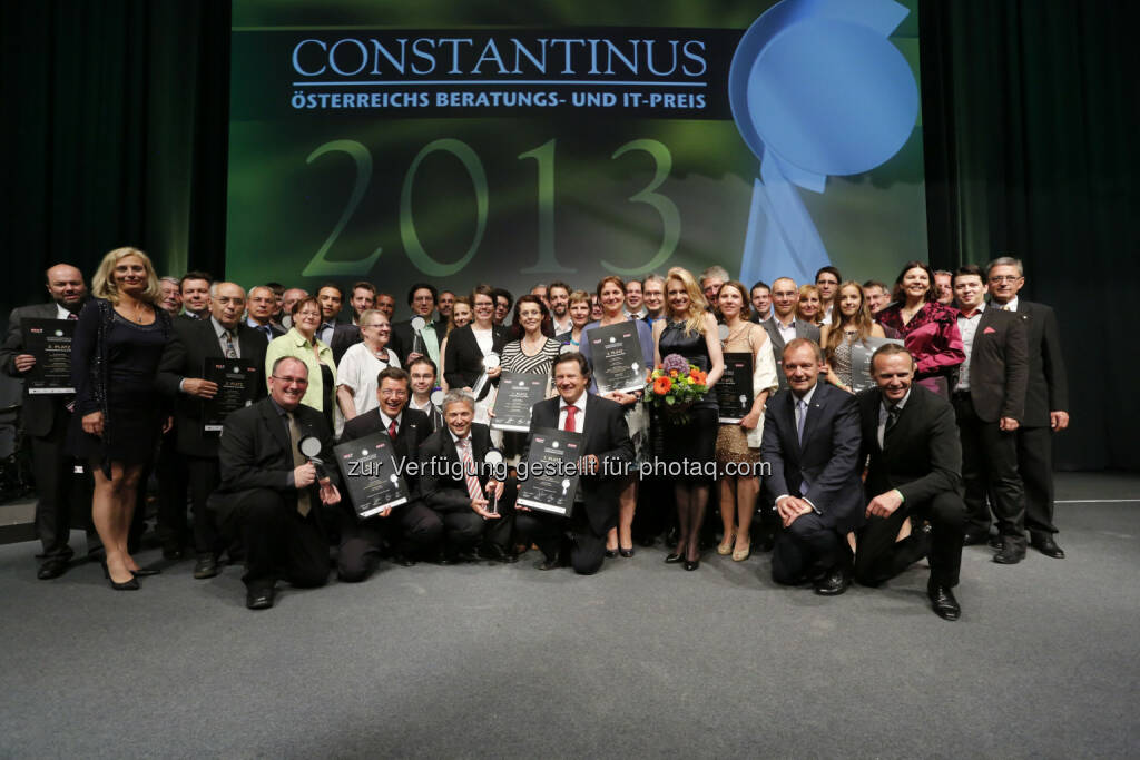 Die Sieger des Constantinus Award 2013, © Pressefoto Clemens Nestroy (17.06.2013) 