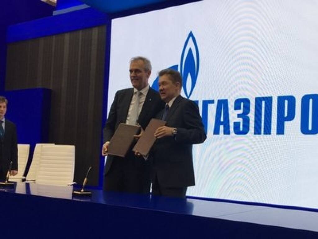 Gazprom und OMV unterzeichneten eine Absichtserklärung zur strategischen Kooperation; OMV CEO Rainer Seele & Gazprom CEO Alexey Miller © OMV, © Aussendung (05.10.2018) 