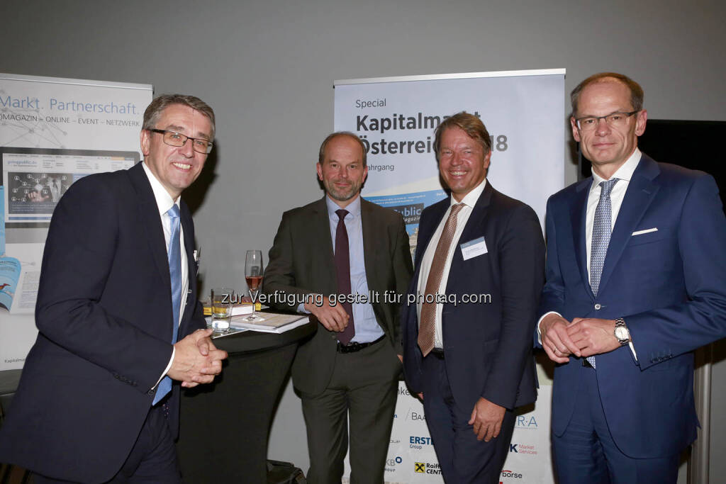 Harald Hagenauer (Post AG), Andreas Gerstenmayer (AT&S), © C.I.R.A./APA-Fotoservice/Bargad Fotograf/in: Nadine Bargad (18.10.2018)