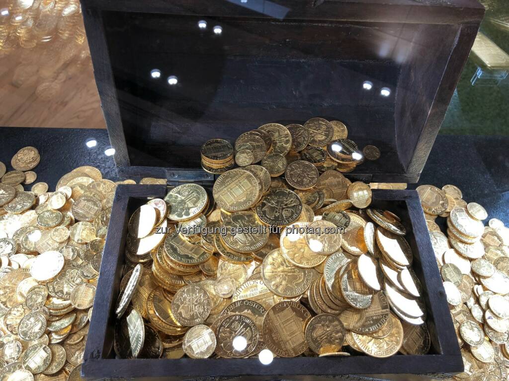 Goldschatz, Münzen, Münze Österreich, Goldmünzen (18.10.2018) 