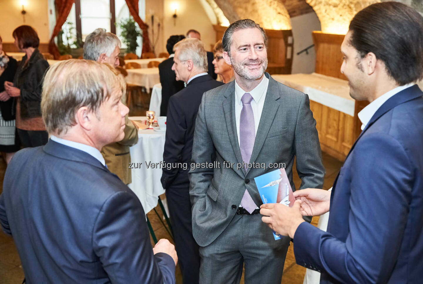 Martin Wenzl (Wiener Börse) mit Steven Blaha und Kurt Ternegg