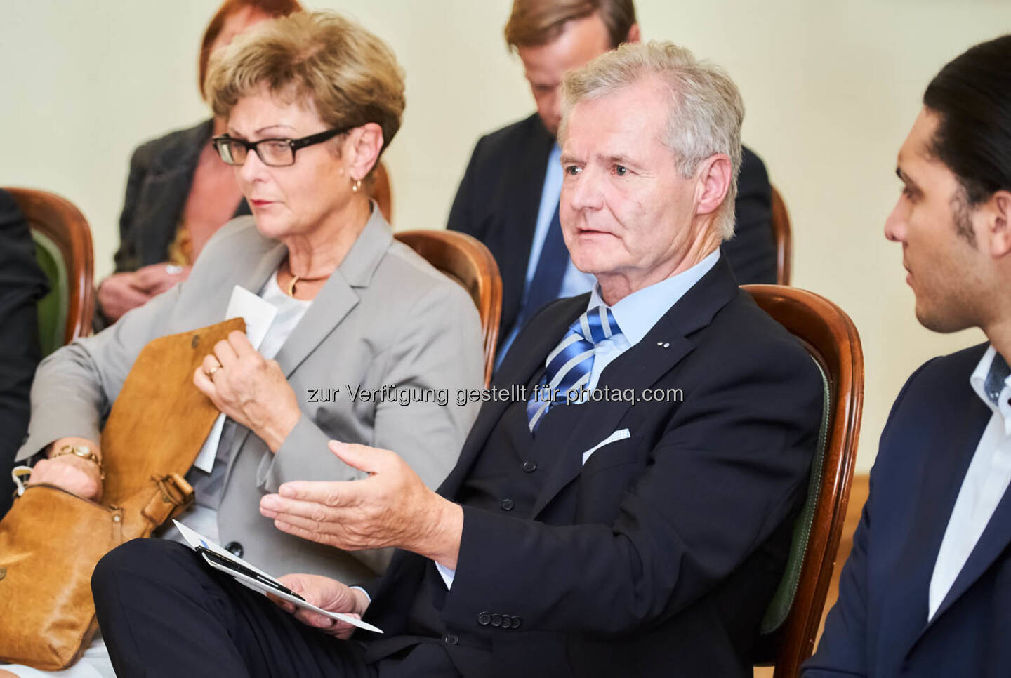 Josef Absenger (Absenger Gruppe) in Diskussion mit dem Podium