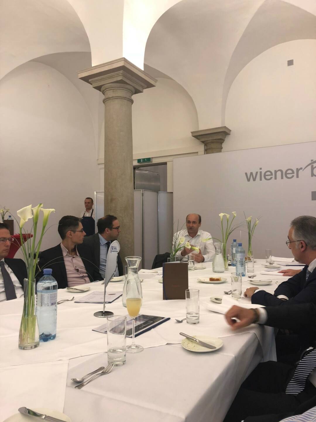 Präsentation des Österreich-Fonds der WSS Vermögensmanagement GmbH: Unter den Gästen: Ernst Huber, Dadat