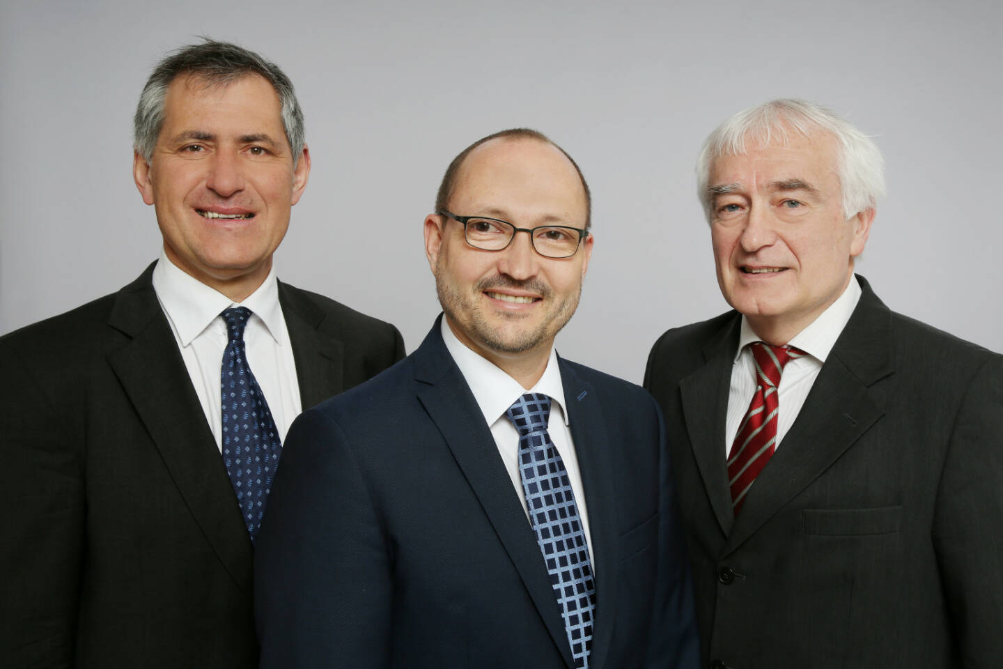 Geschäftsführer der WSS Vermögensmanagement GmbH: Herbert Scherrer, Mag. Markus Weissörtel (Fondsmanager WSS Europa, WSS Wertpapier- und Optionsstrategie), Karl Stöbich (Fondsmanager Ascensio II – Rentenfonds) (von links); Credit: WSS