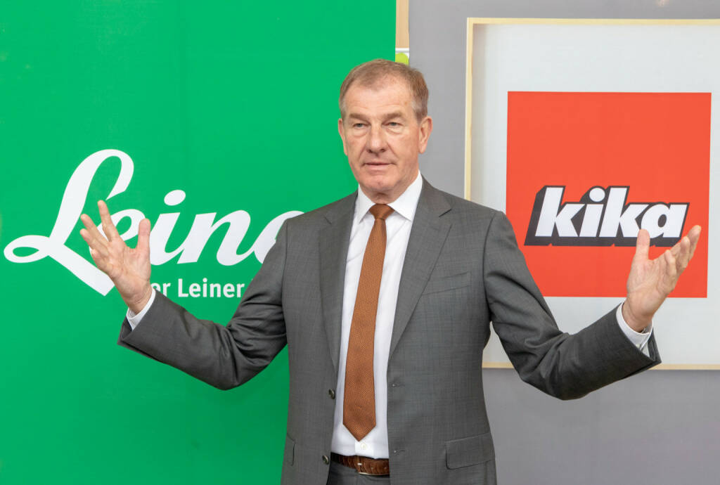 kika/Leiner CEO Reinhold Gütebier: „Wir sind zurück – Kunden vertrauen uns wieder!“, Fotocredit: Rudolf Leiner GmbH/APA-Fotoservice/Martin Lusser, © Aussender (14.11.2018) 