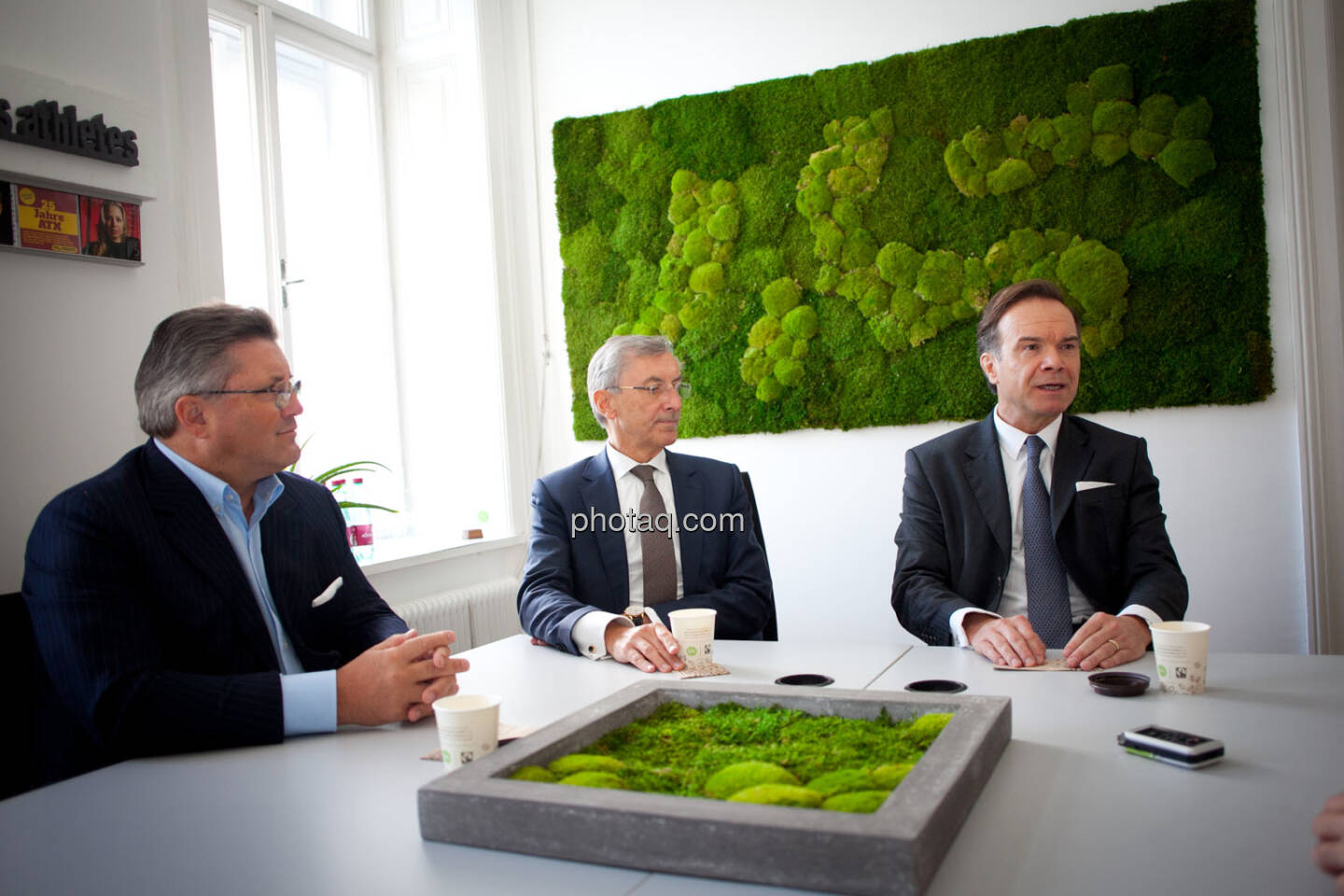 Karl-Heinz Strauss (Porr), Thomas Birtel (Strabag), Thomas Winkler (UBM)