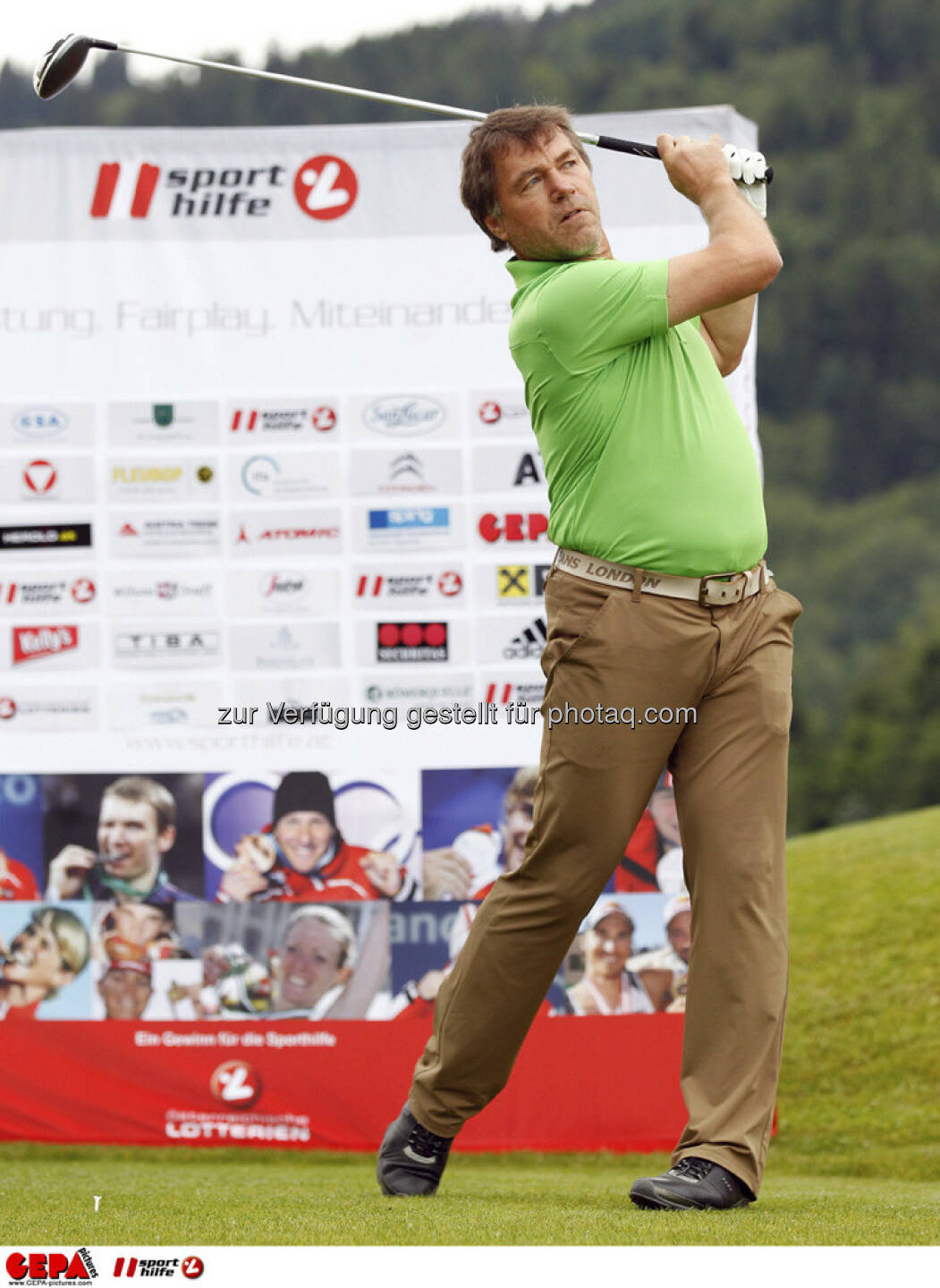 Sporthilfe Golf Trophy, GCC Schladming. Helmut Hoeflehner, Foto: GEPA pictures/ Harald Steiner