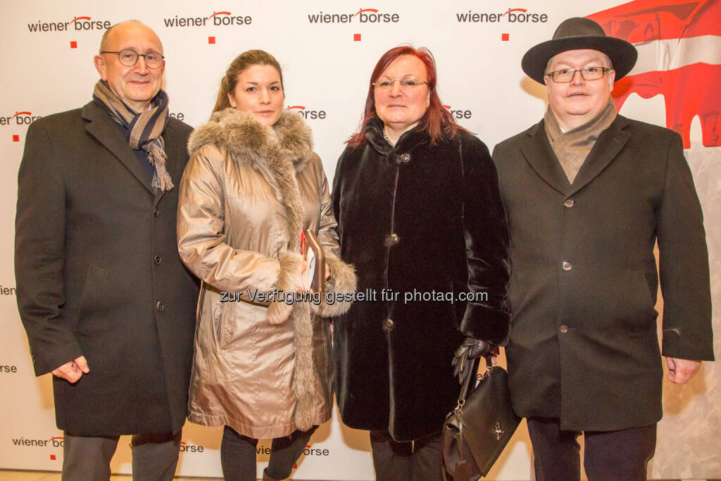 Ludwig Nießen (Wiener Börse), Familie Rosinger, © Wiener Börse AG/APA-Fotoservice/Juhasz (23.11.2018) 