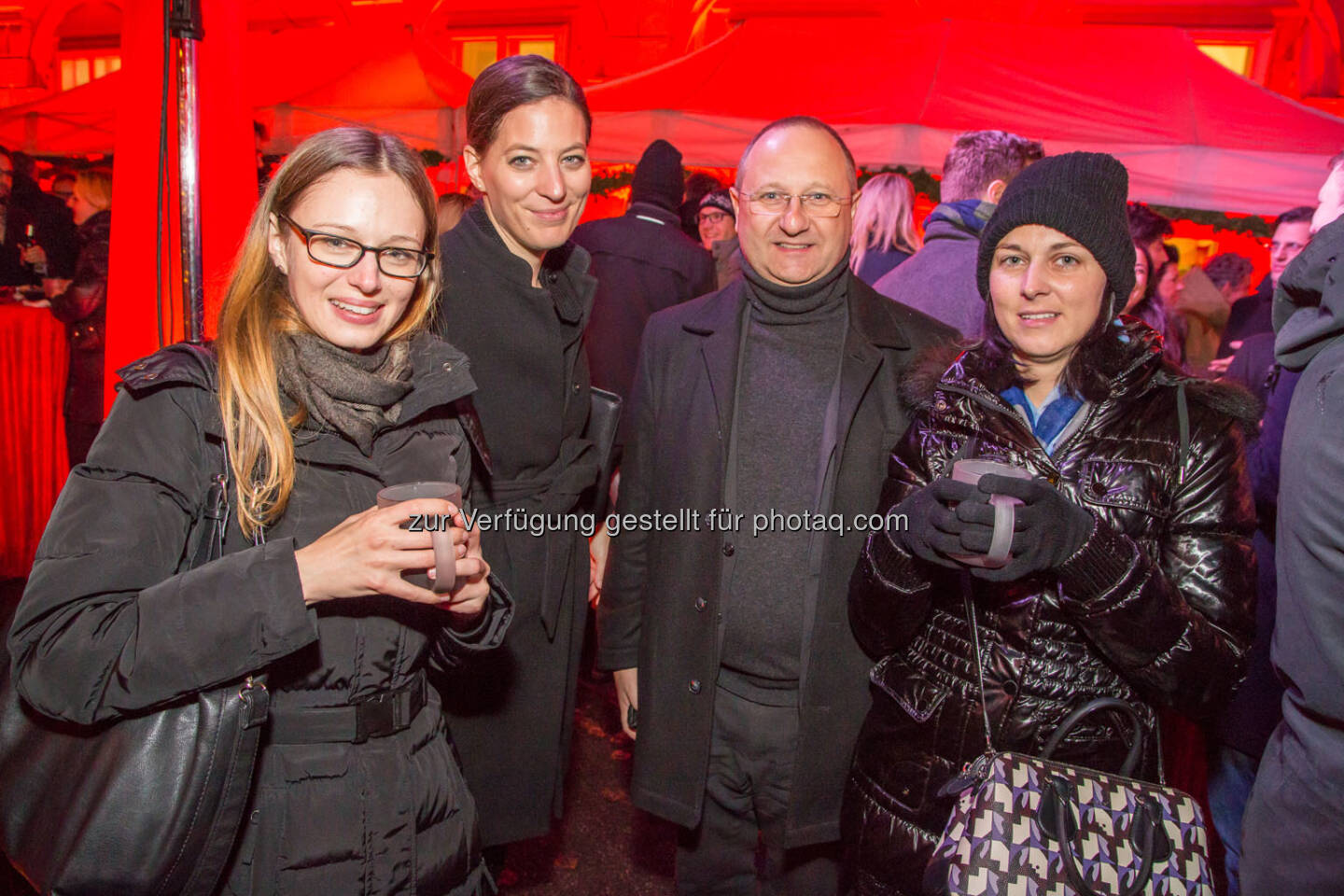 Paul Rettenbacher (Polytec, 2. von rechts), Anna Vay (UBM, 2. v. links)