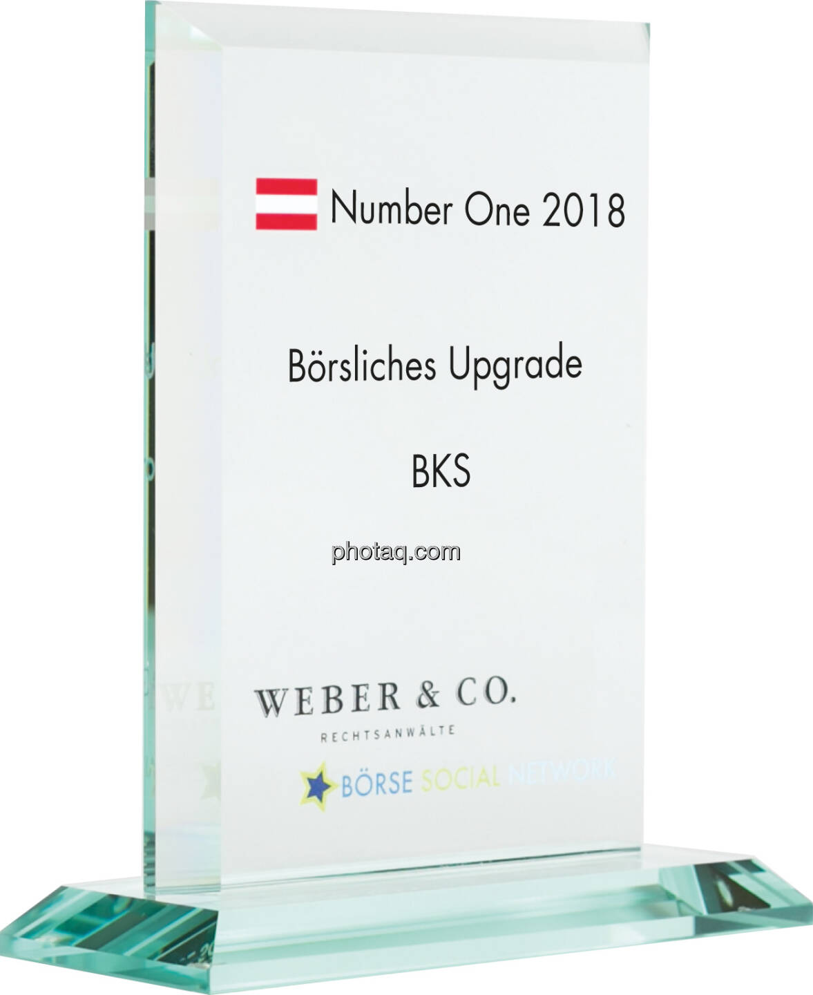 Number One Awards 2018 - Börsliches Upgrade BKS