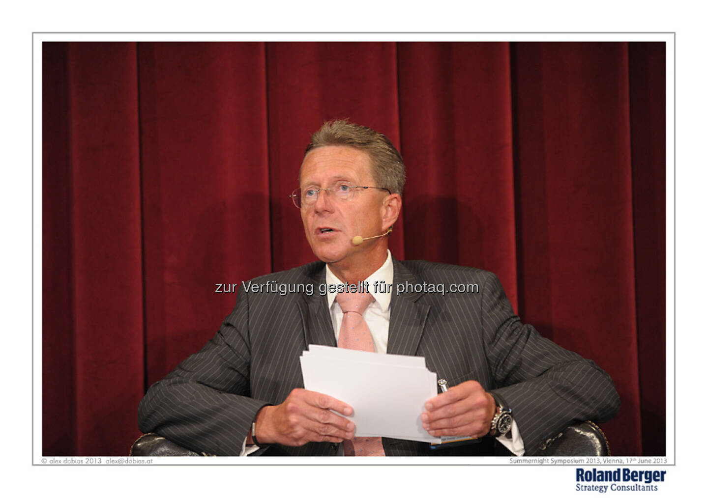 Roland Falb, Managing Partner, Roland Berger Strategy Consultants