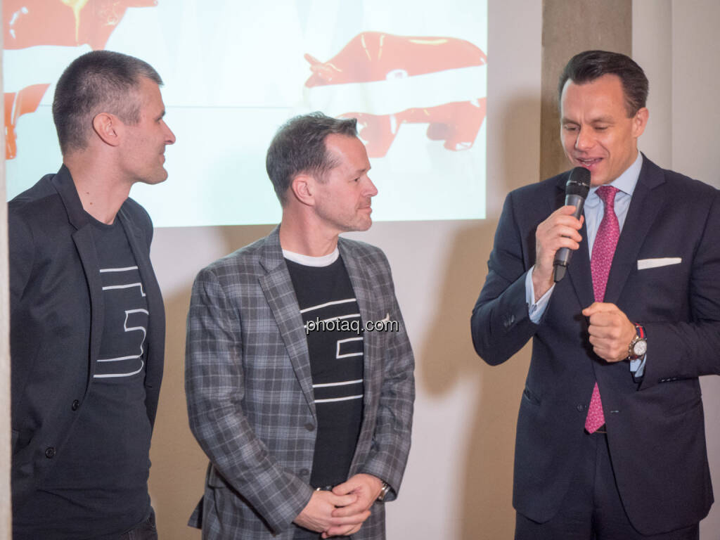 Michael Eisler, Bernhard Lehner (startup300), Christoph Boschan, direct market plus (21.01.2019) 
