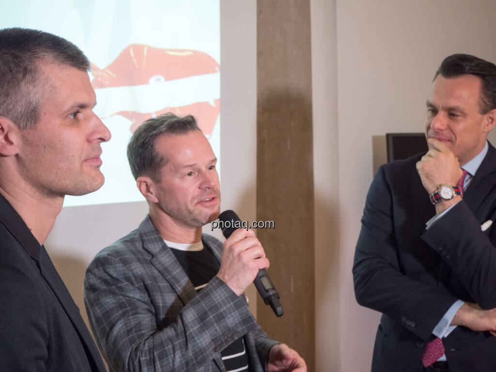 Michael Eisler, Bernhard Lehner (startup300), Christoph Boschan, direct market plus (21.01.2019) 