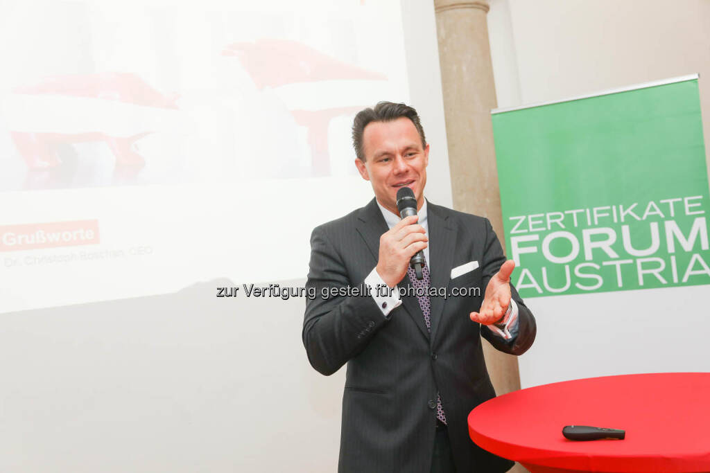 Christoph Boschan (Wiener Börse), © Zertifikate Forum Austria/APA-Fotoservice/Tanzer Fotograf/in: Richard Tanzer (23.01.2019) 