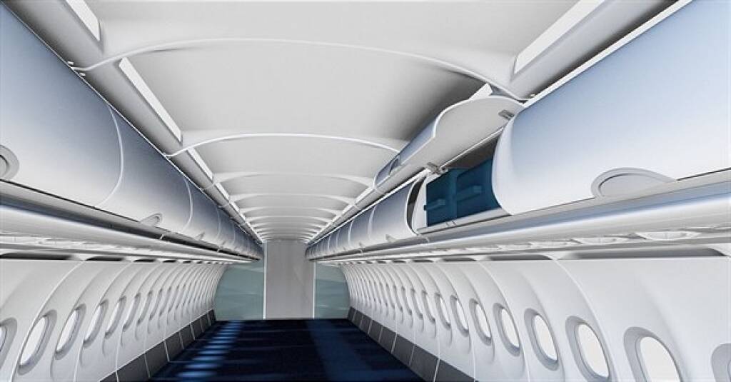 FACC entwickelte eine neue Kabinenlösung zur signifikanten Erhöhung des Gepäckvolumens. Austrian Airlines ist Launch-Kunde und verwendet die Produktinnovation zum Upgrade ihrer A320 Classic Kabine.
Fotorechte: © FACC, © Aussendung (01.02.2019) 