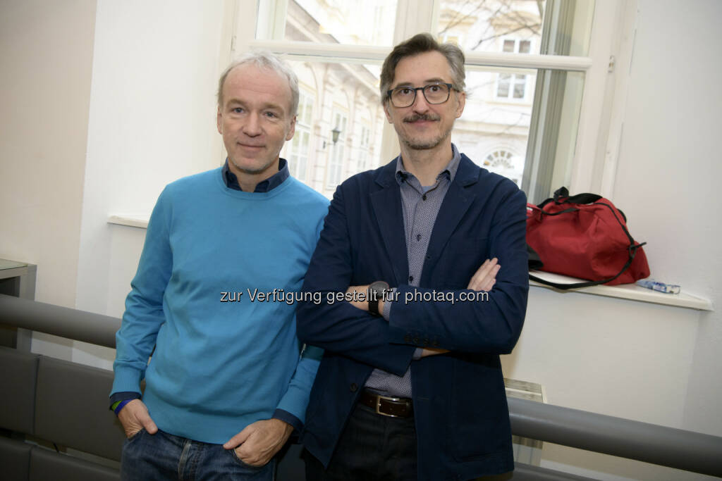 Christian Drastil, Josef Chladek (BSN), © Wiener Börse AG/APA-Fotoservice/Hörmandinger Fotograf/in: Martin Hörmandinger bzw. Richard Tanzer (01.02.2019) 