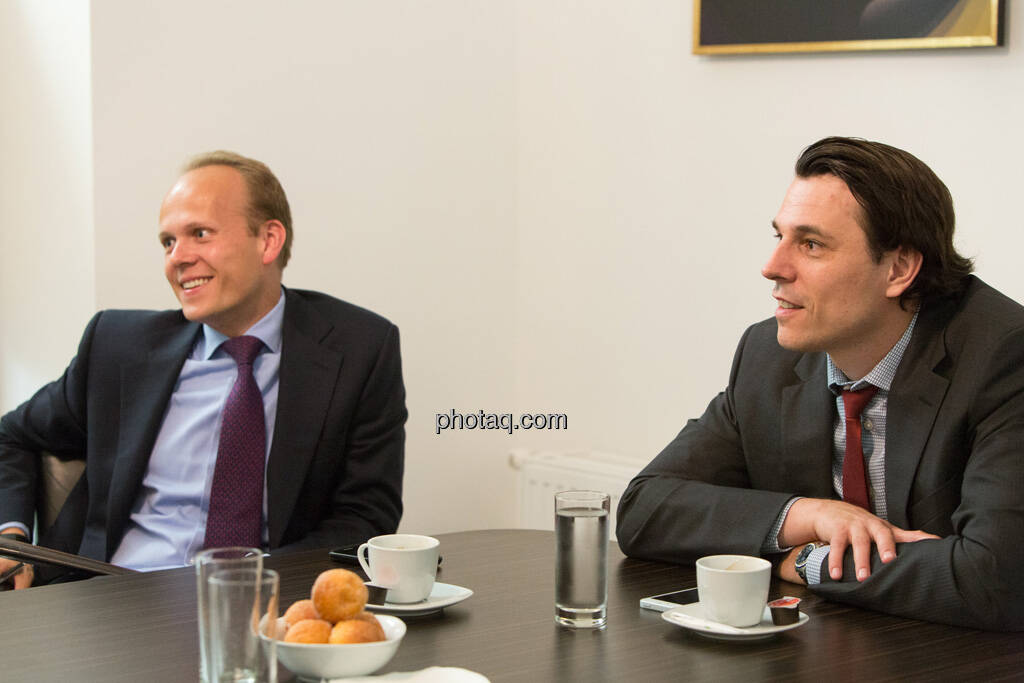 Ronald Stöferle (Incrementum), Rudolf Brenner (Philoro), © finanzmarktfoto.at/Martina Draper (19.06.2013) 