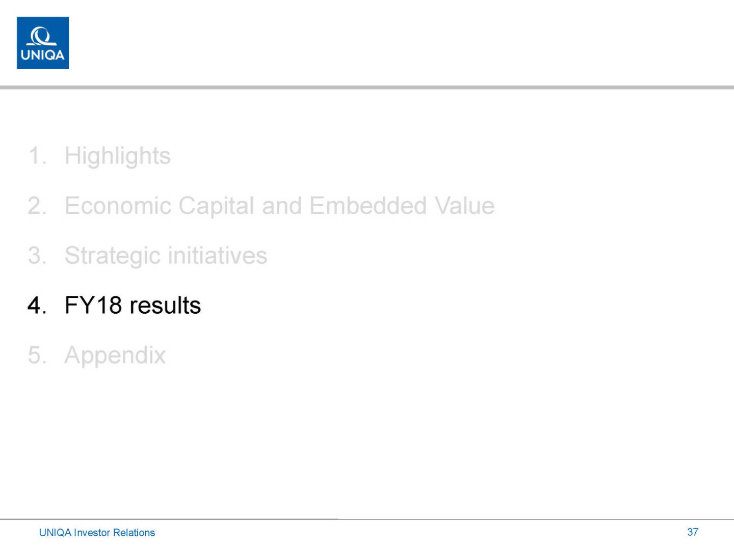 Uniqa - FY18 results