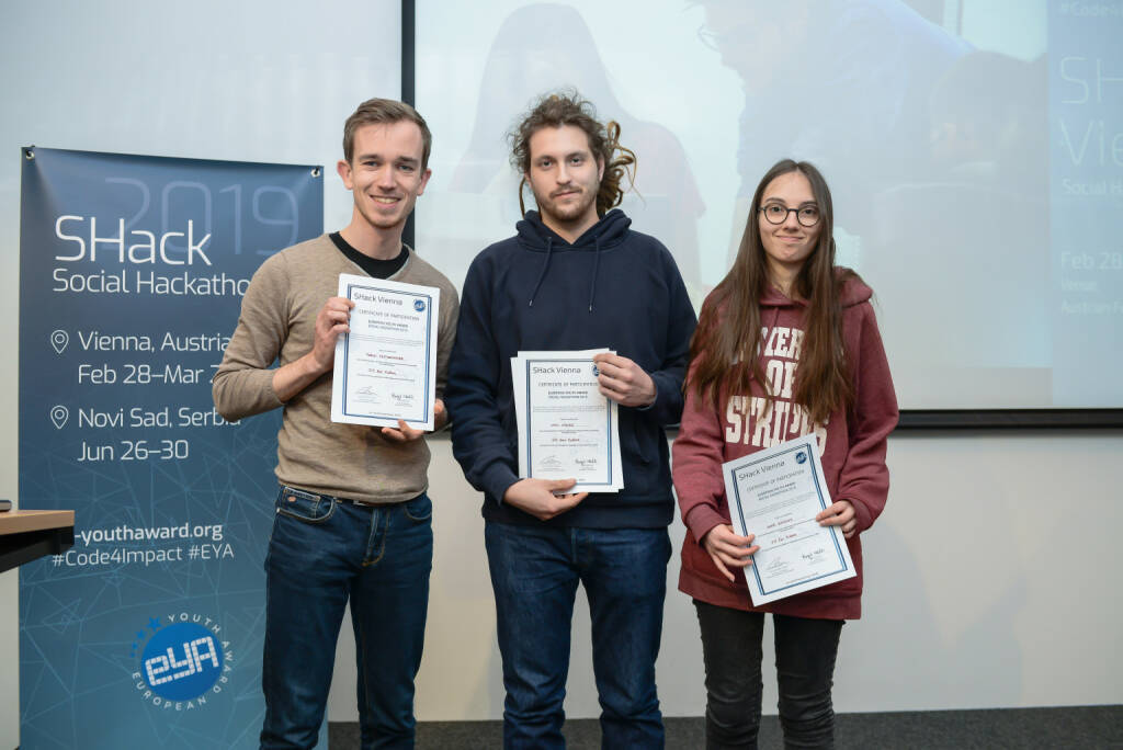 Bundesrechenzentrum GmbH: fit 4 future gewinnt Hackaton im BRZ: innovative Anwendungen verbessern die Gesellschaft der Zukunft, Credit: EYA/E. Ellerdorfer (05.03.2019) 