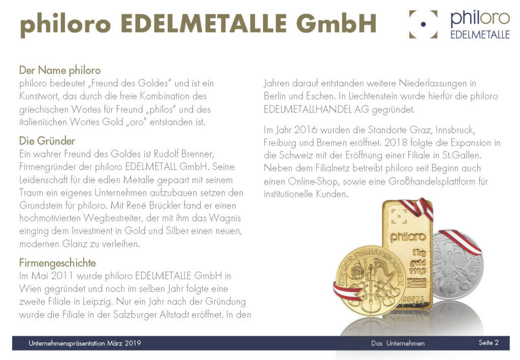 Philoro - philoro EDELMETALLE GmbH (08.03.2019) 