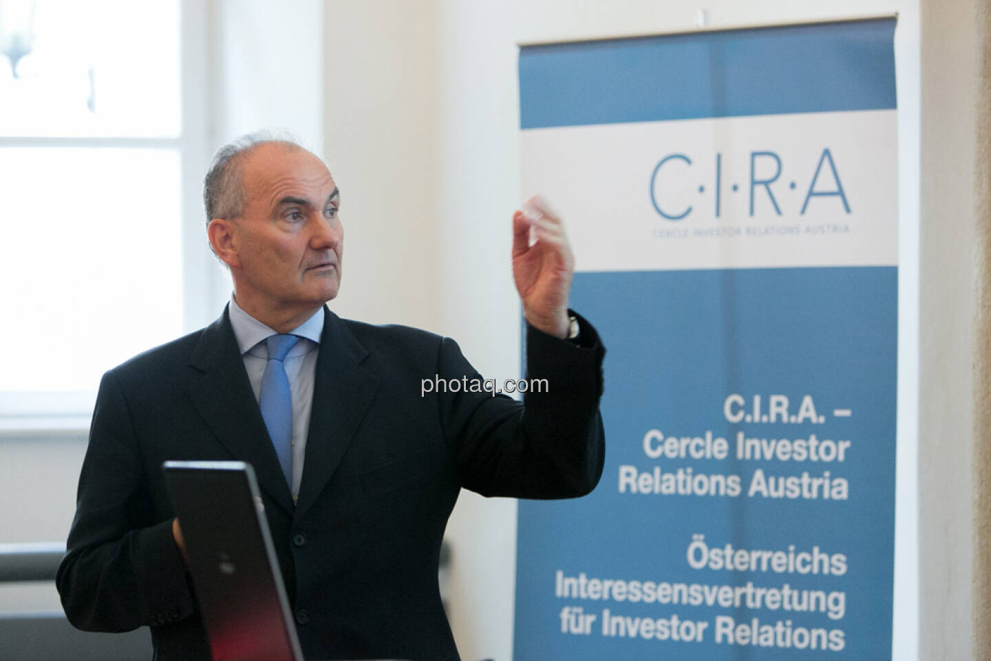 Johann Marihart (Agrana) beim 5. Small Cap Day - Wiener Börse / C.I.R.A.