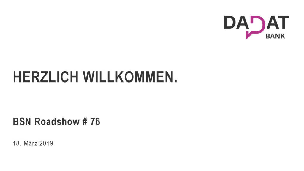 dad.at - BSN Roadshow #76 (19.03.2019) 