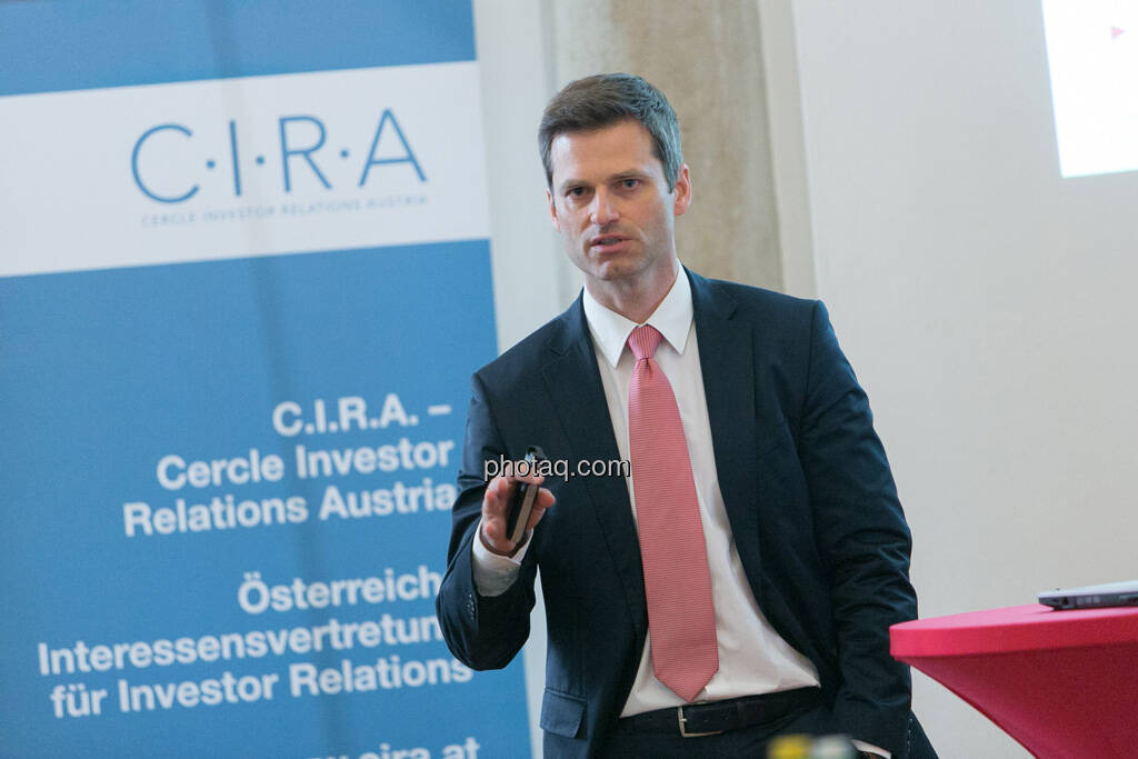 Thomas Melzer (Wolford) beim 5. Small Cap Day - Wiener Börse / C.I.R.A., © finanzmarktfoto.at/Martina Draper (20.06.2013) 