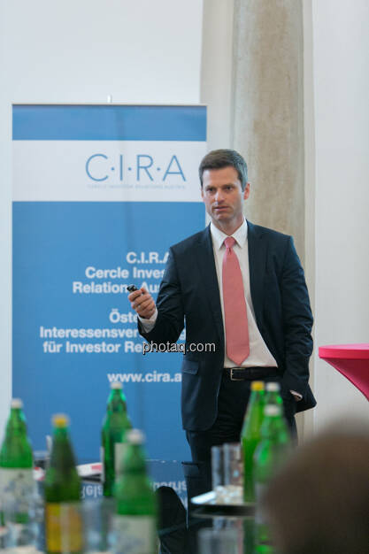 Thomas Melzer (Wolford) beim 5. Small Cap Day - Wiener Börse / C.I.R.A., © finanzmarktfoto.at/Martina Draper (20.06.2013) 