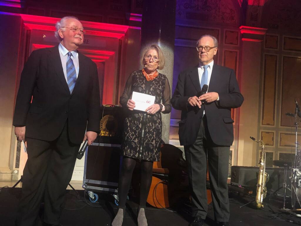 60 Jahre Warimpex, Feier im MAK, Georg Folian, Liliana Nelska, Franz Jurkowitsch (29.03.2019) 