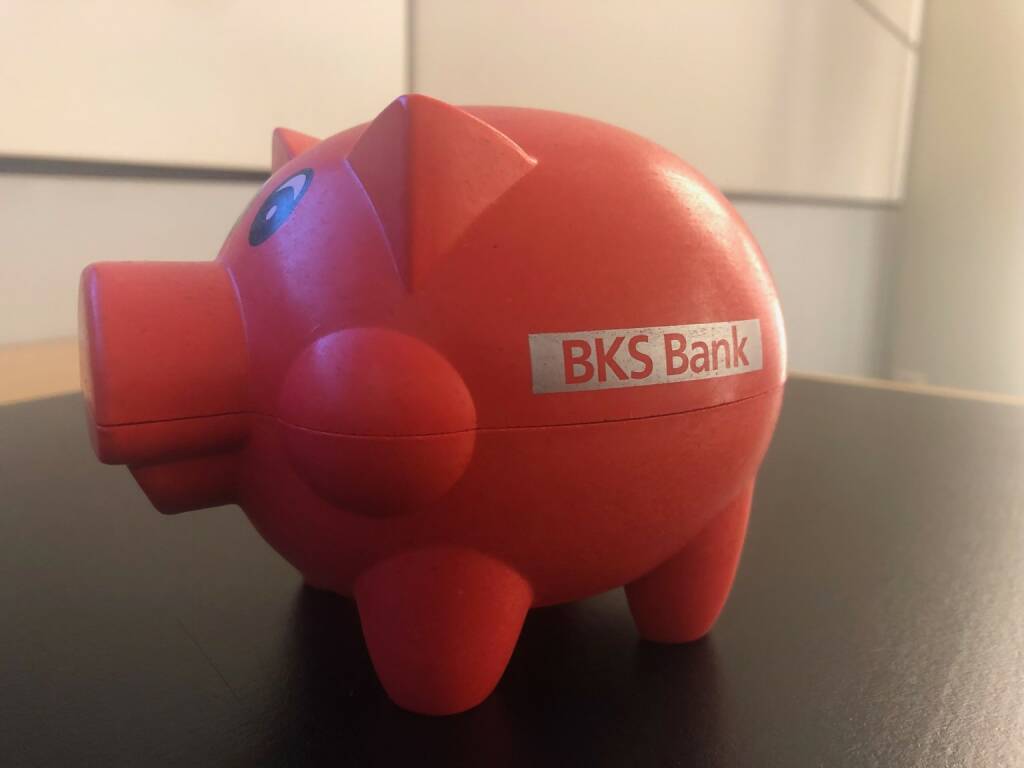 BKS Bank, Sparschwein, © Aussender (02.04.2019) 