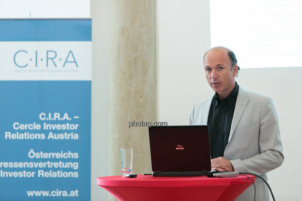 Peter Hötzinger (Century Casinos) beim 5. Small Cap Day - Wiener Börse / C.I.R.A., © finanzmarktfoto.at/Martina Draper (20.06.2013) 