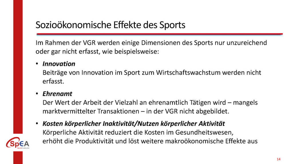 Sozioökonomische Effekte des Sports, © BMÖDS (10.04.2019) 